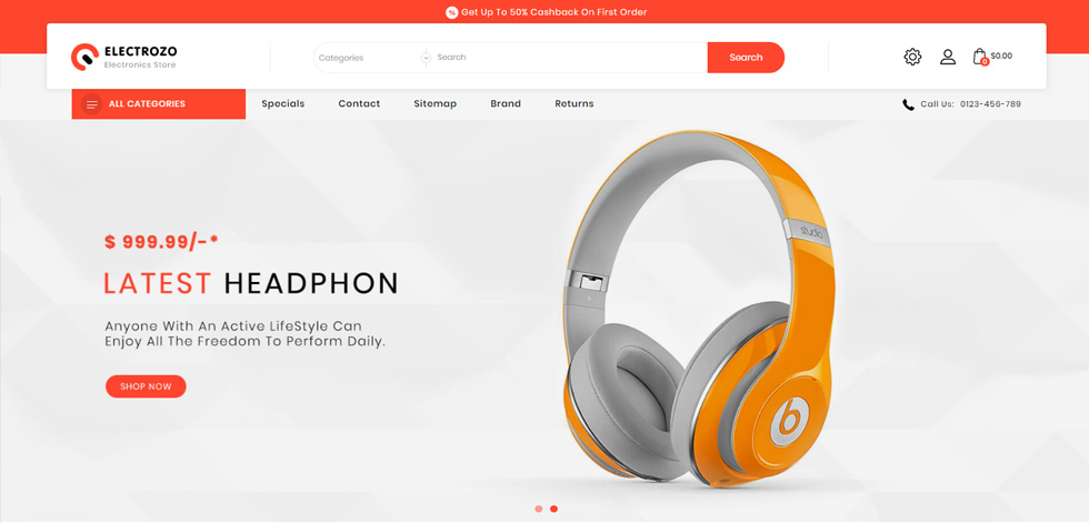 Home page