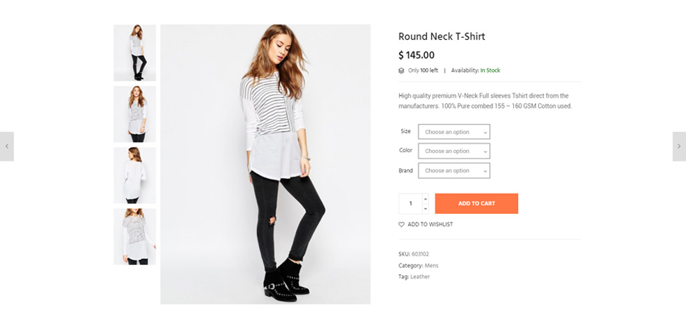 Product page