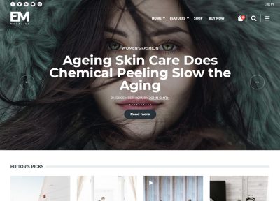 Latest Responsive Drupal Magazine Themes 2018