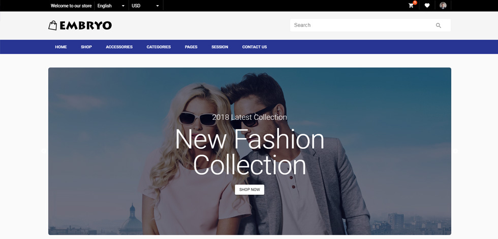 Home page