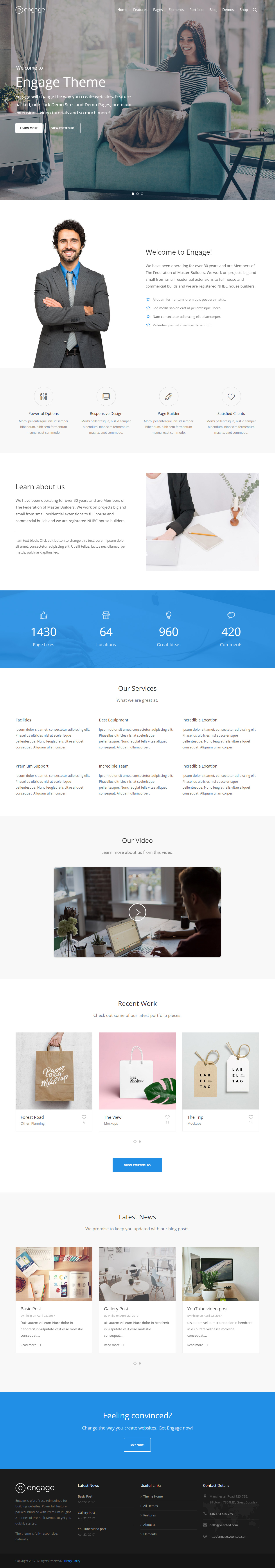 Engage Best Agency WordPress Themes