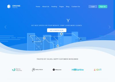 5+ Best HTML5 Hosting Templates 2018