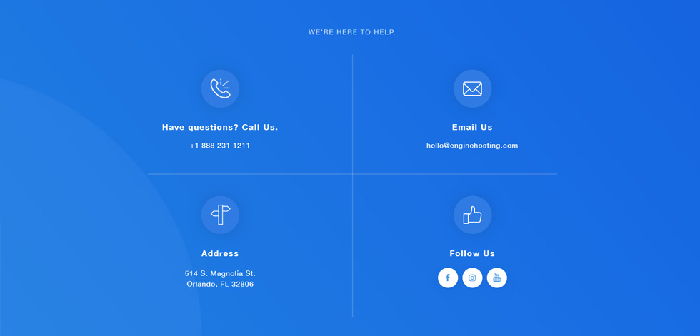 Contact page