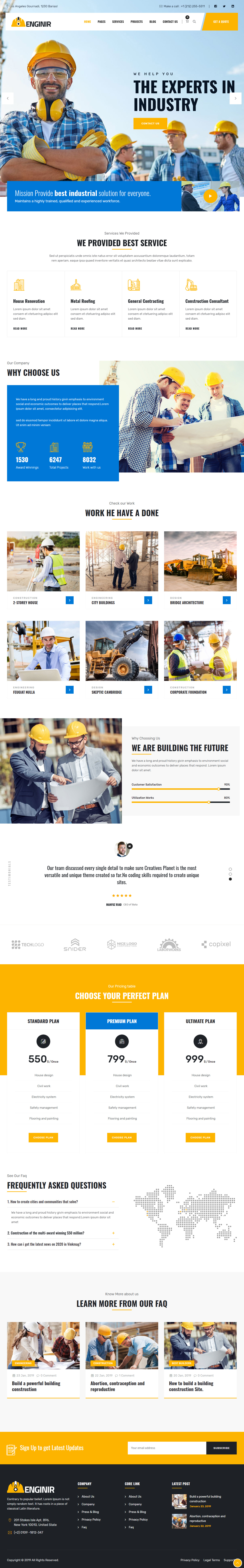 Enginir Best Engineering WordPress Themes