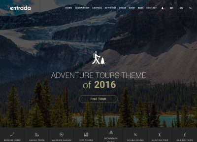 Best WordPress Adventure Tours Theme