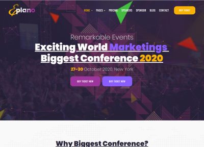 Latest WordPress Conference Themes 2018