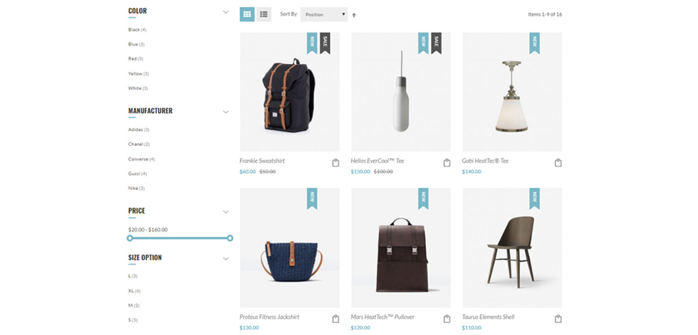 Category page
