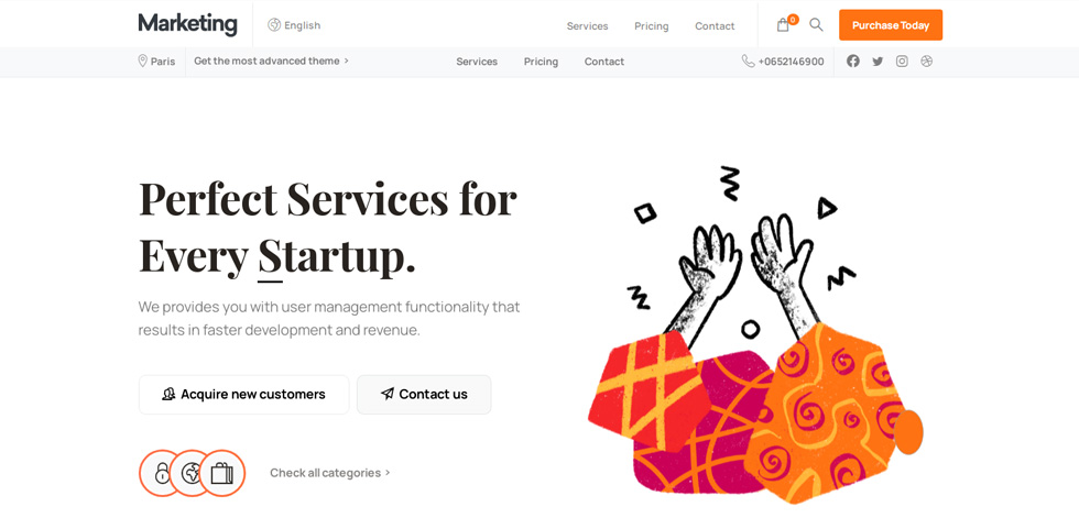 Home page