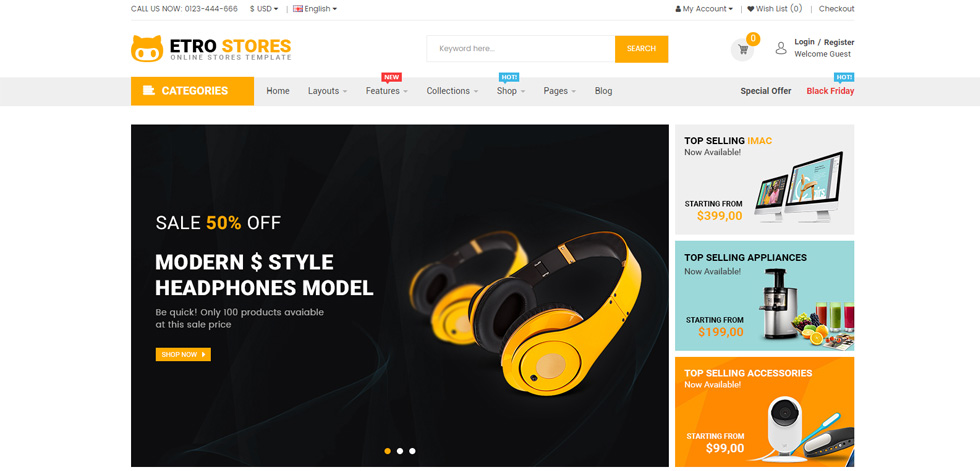 Home page