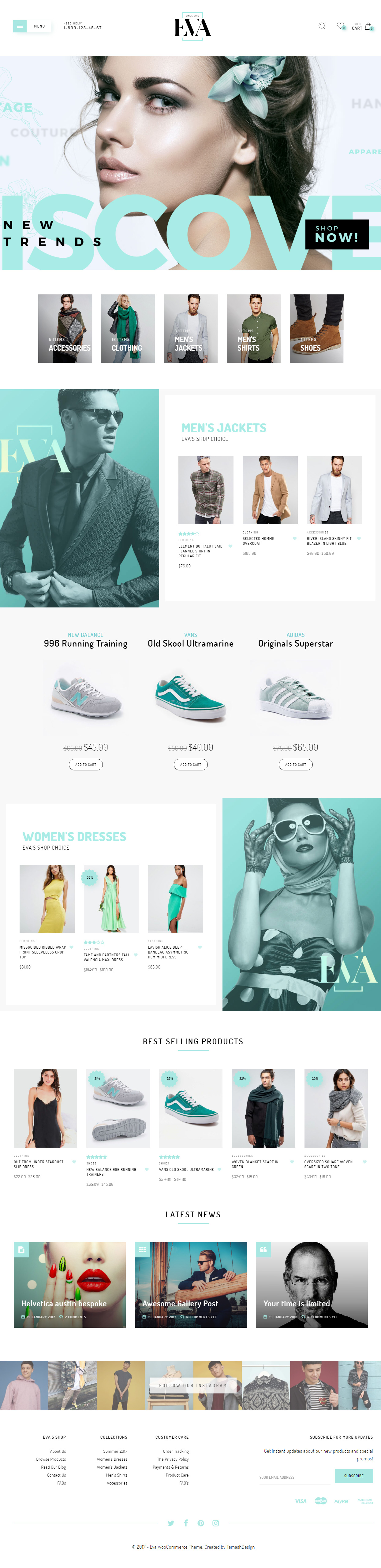 Eva Best Fashion WordPress Themes