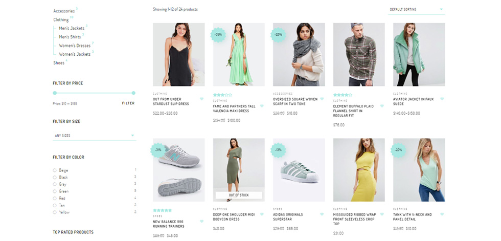 CAtegory page