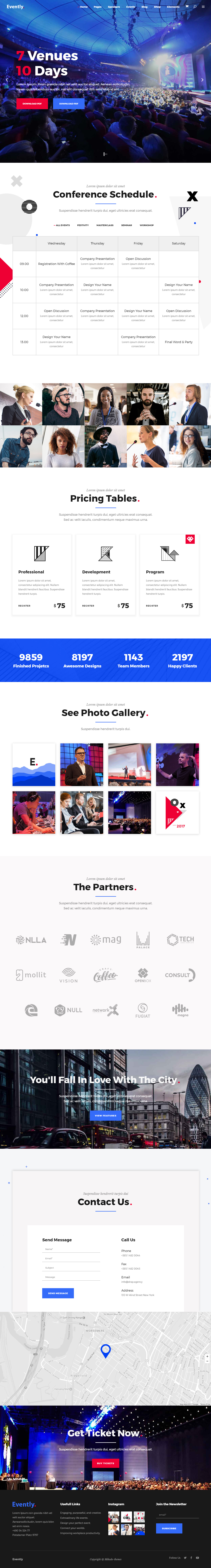 Evently Events WordPress Theme