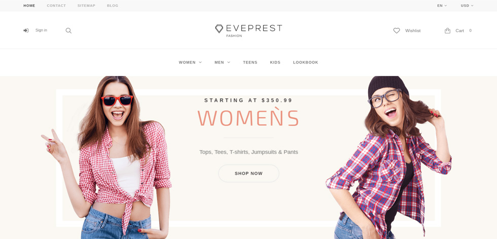 Home page