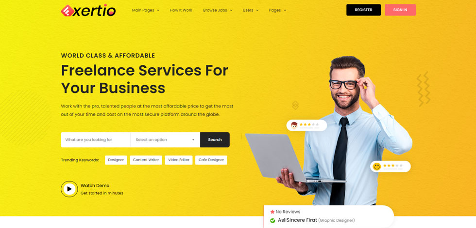 Home page