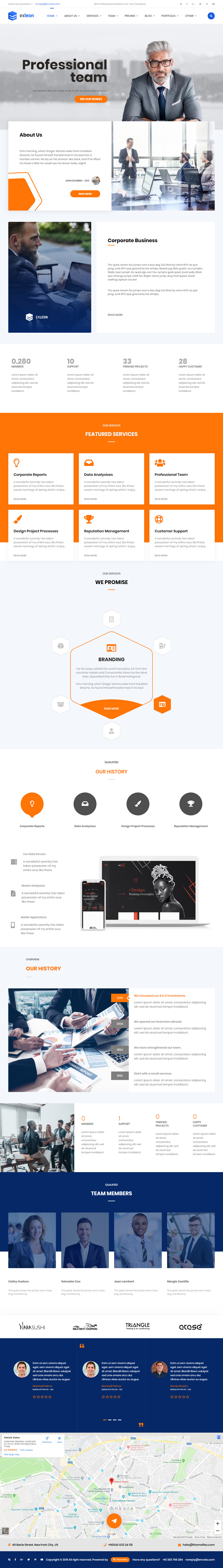 Exleon HTML5 Consulting Template