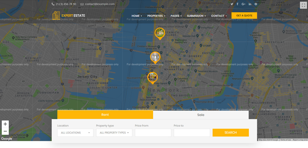 Home page