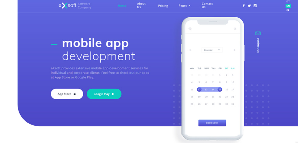 Home page