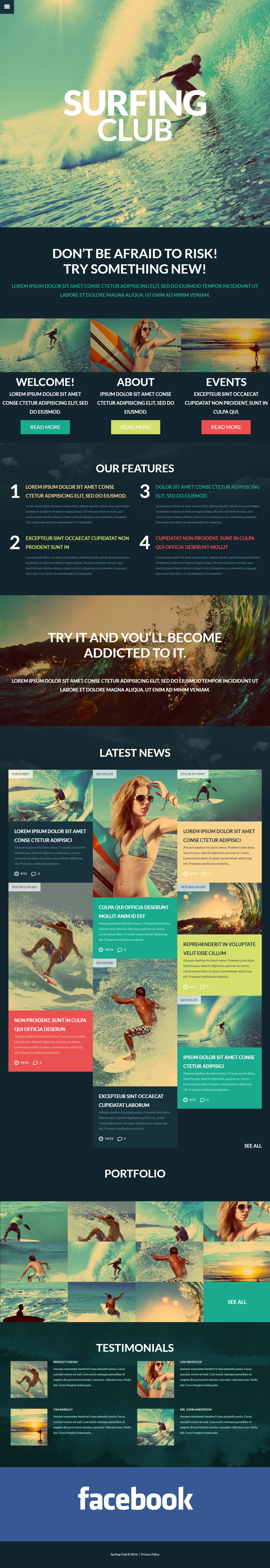 Extreme Sports WordPress Watersport Theme