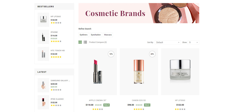 Category page