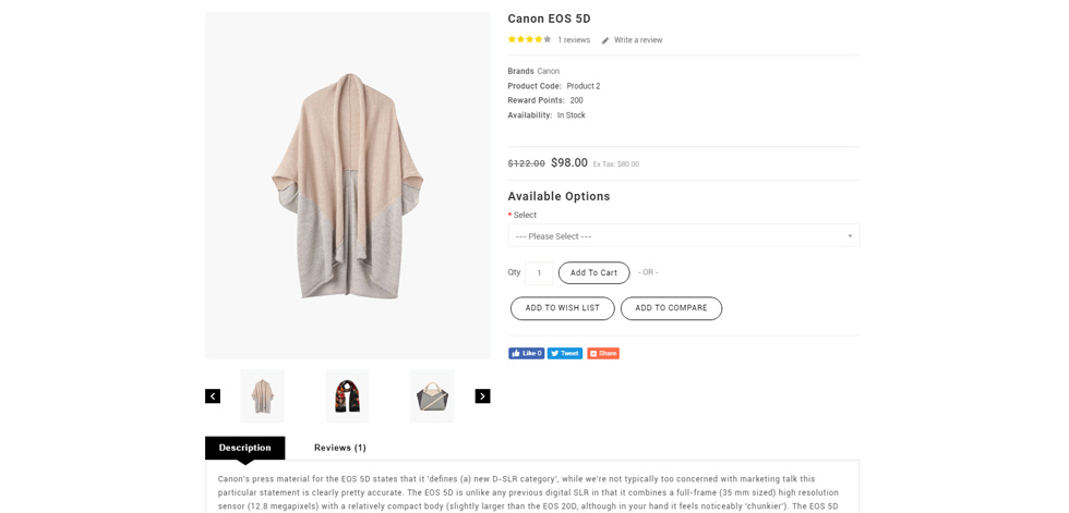 Product page