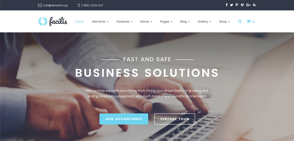Home page