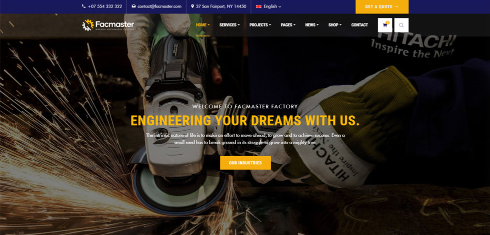 Home page