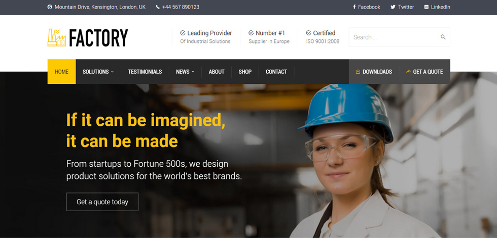 Home page