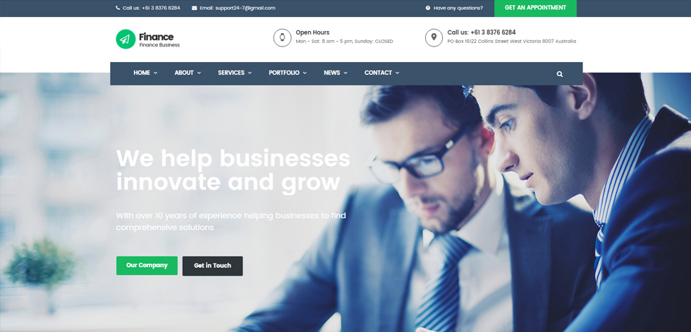 Home page
