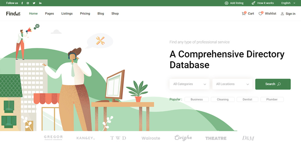 Home page
