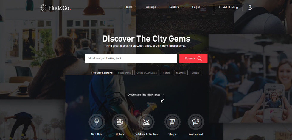 Home page