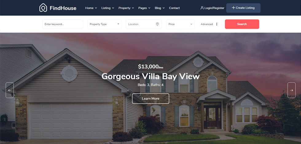 Home page