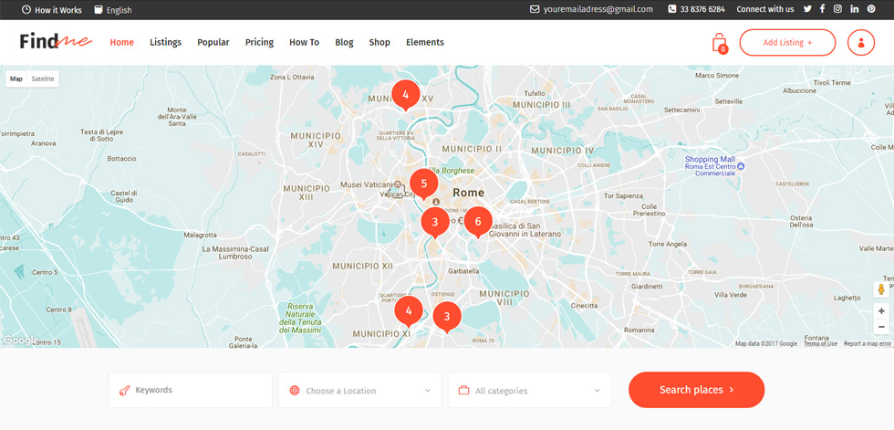 Home page