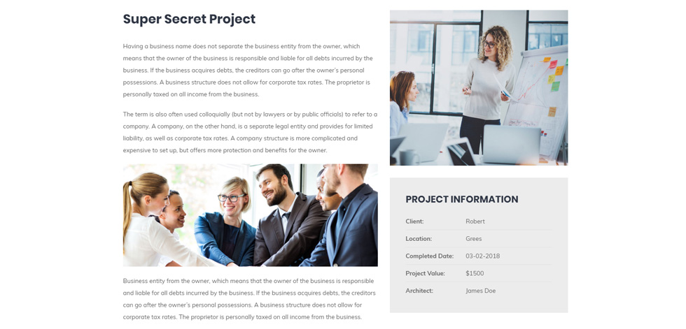 Project details