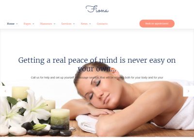Best Massage Salon WordPress Theme 2016
