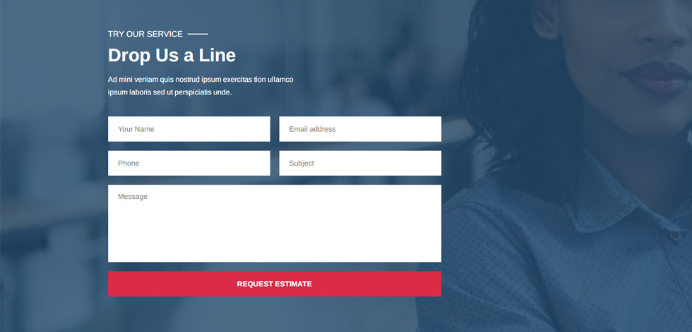 Contact page