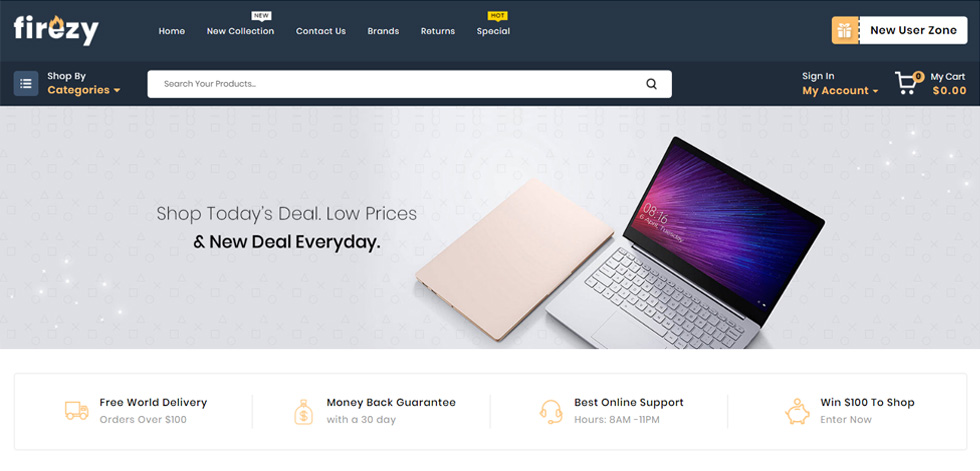 Home page