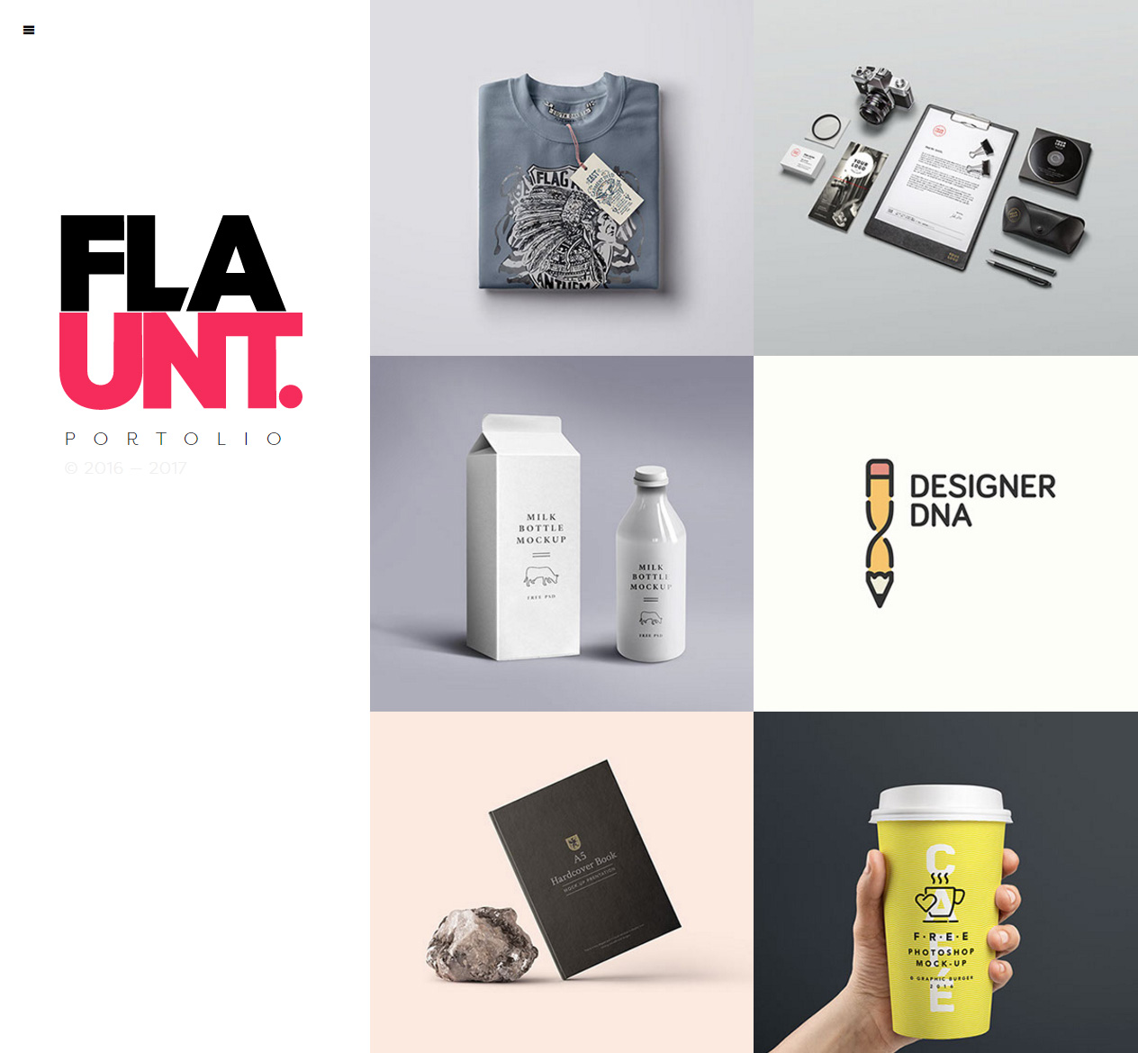 Flaunt Premium Muse Templates