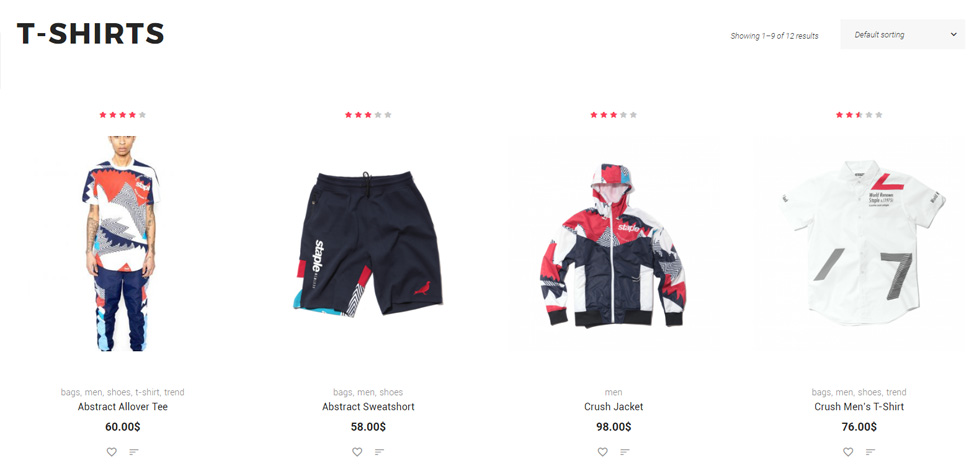 Category page