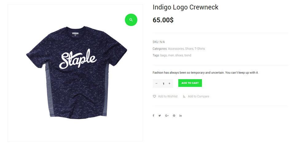 Product page
