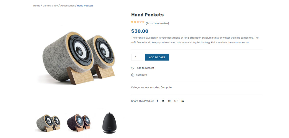 Product page