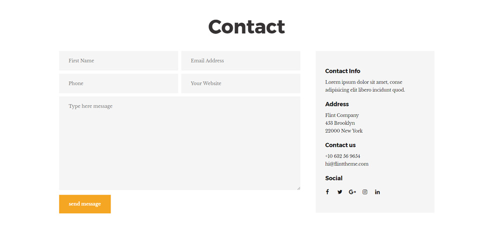 Contact
