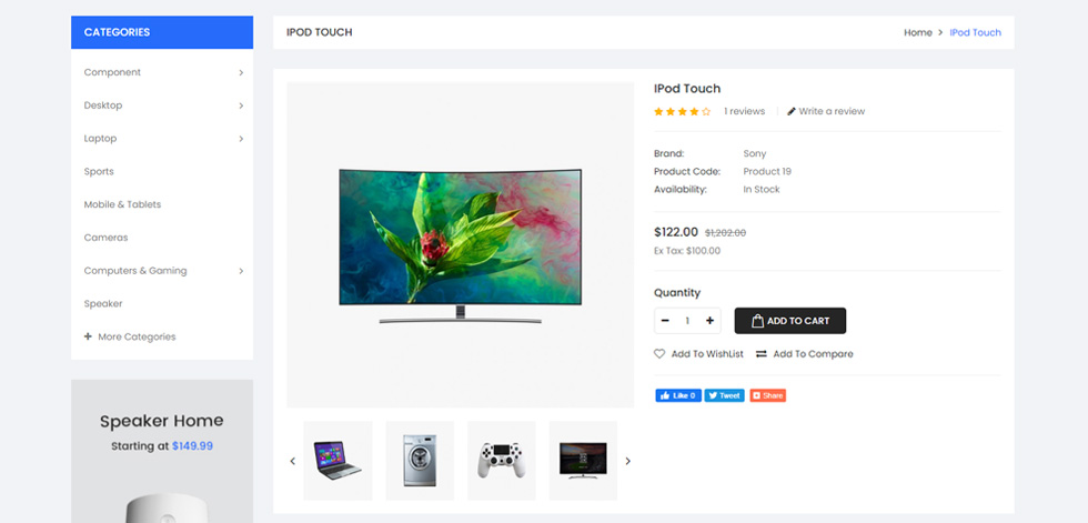 Product page