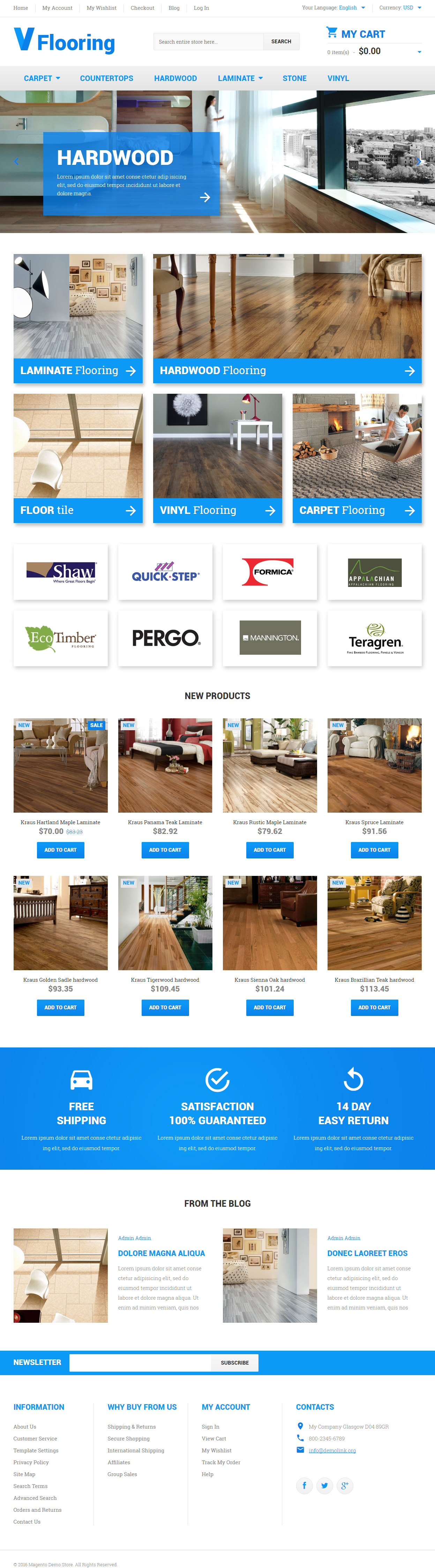 Flooring Magento Flooring Theme