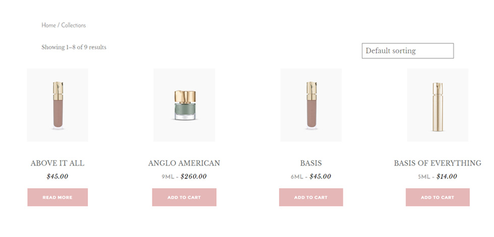 Category page