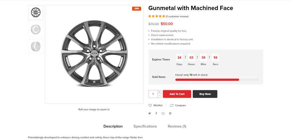 Product page