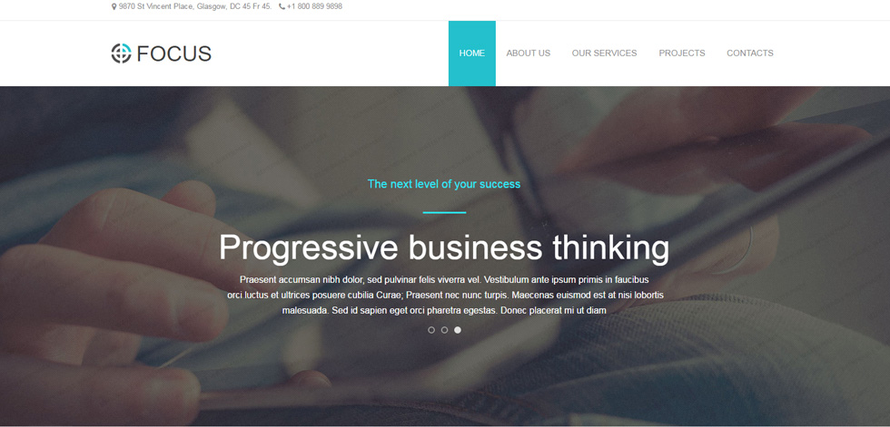 Home page