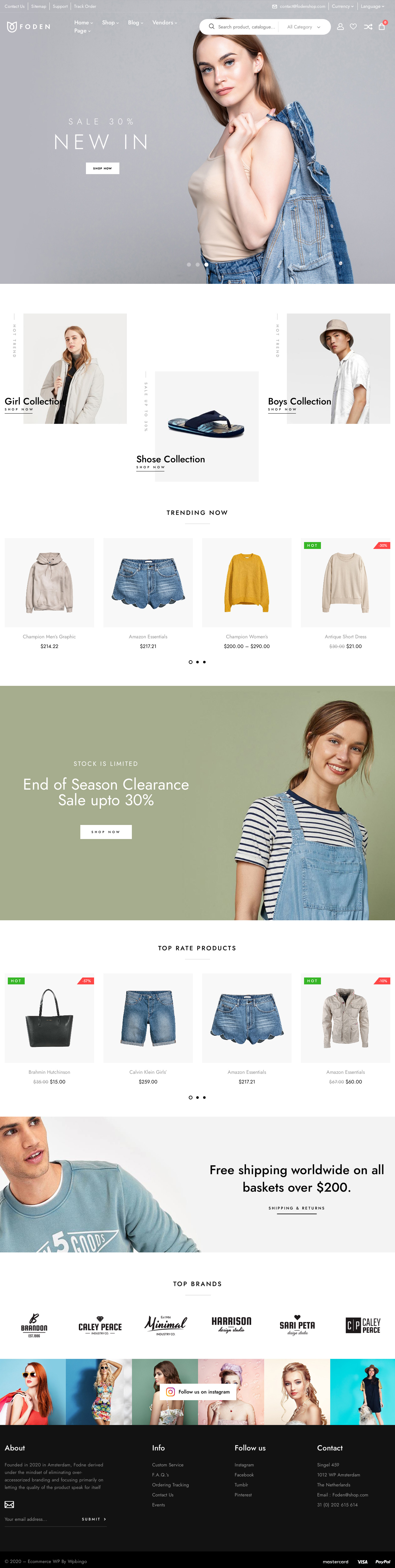 Foden WordPress Bootstrap 4 Theme