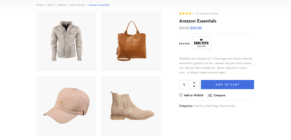 Product page