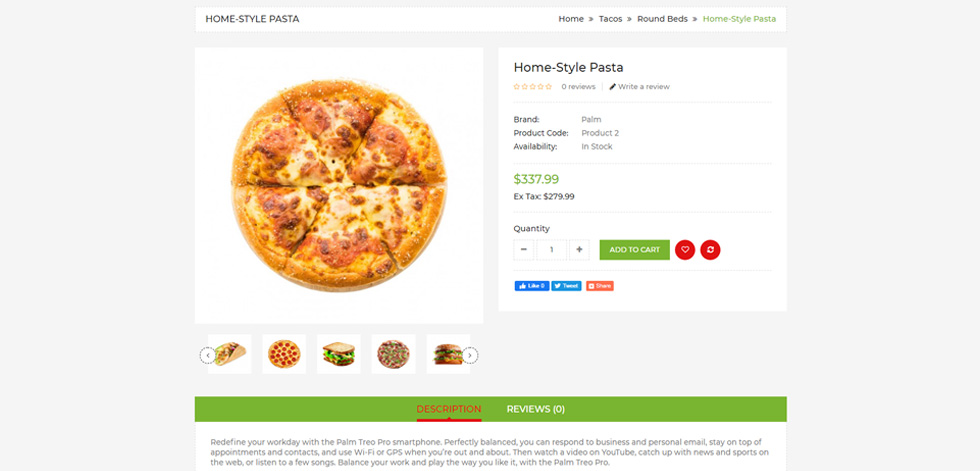 Product page