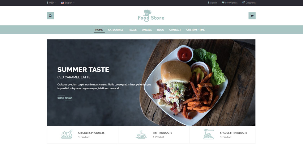 Home page